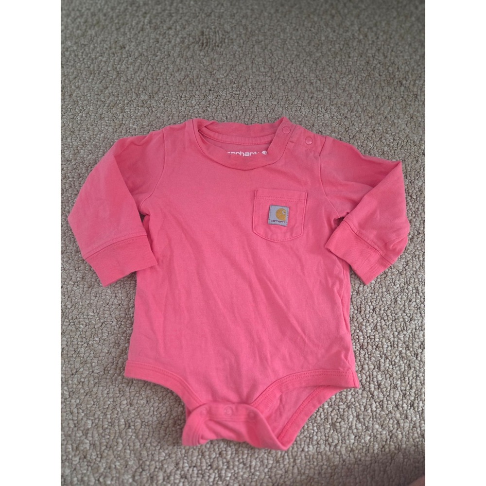 Carhartt baby girl bodysuit 6 mos